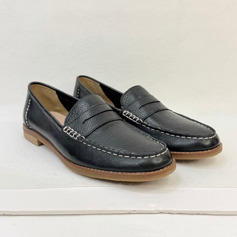 NEW Sperry Womens Seaport Leather Penny Loafer Classic Style Moc Toe Size 9.5 M - Picture 3 of 12